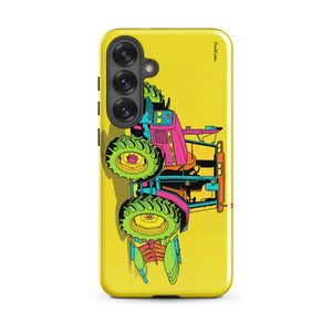 Furrow & Fields Tough case for Samsung® Glossy / Samsung Galaxy S25 Plus Massey Ferguson 6255 Pop Art | Tough case for Samsung® Quality Farmers Merch