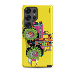 Furrow & Fields Tough case for Samsung® Glossy / Samsung Galaxy S25 Ultra Massey Ferguson 375 Pop Art | Tough case for Samsung® Quality Farmers Merch