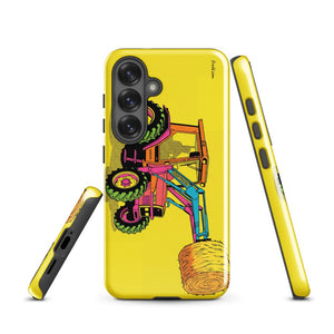 Furrow & Fields Tough case for Samsung® Massey Ferguson 3070 Autotronic Pop Art | Tough case for Samsung® Quality Farmers Merch