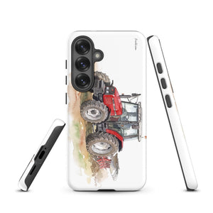 Furrow & Fields Tough case for Samsung® Massey Ferguson 6255 Watercolor | Tough case for Samsung® Quality Farmers Merch