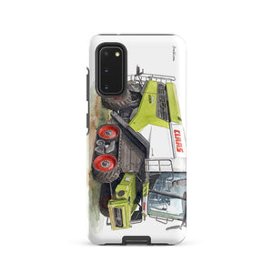 Furrow & Fields Tough case for Samsung® Matte / Samsung Galaxy S20 CLAAS Lexion 8600 TerraTrac Watercolor | Tough case for Samsung® Quality Farmers Merch