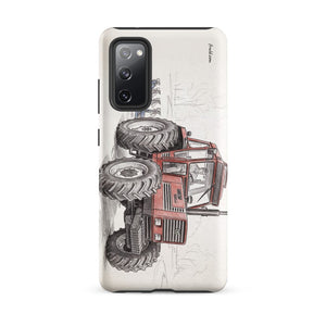 Furrow & Fields Tough case for Samsung® Matte / Samsung Galaxy S20 FE Fiat 1880 Pencil Sketch | Tough case for Samsung® Quality Farmers Merch