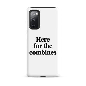 Furrow & Fields Tough case for Samsung® Matte / Samsung Galaxy S20 FE Here for the Combines | Tough case for Samsung® Quality Farmers Merch