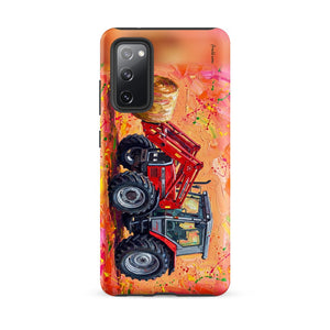 Furrow & Fields Tough case for Samsung® Matte / Samsung Galaxy S20 FE Massey Ferguson 3070 Autotronic Splash Art | Tough case for Samsung® Quality Farmers Merch