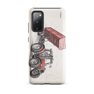 Furrow & Fields Tough case for Samsung® Matte / Samsung Galaxy S20 FE Massey Ferguson 6180 Pencil Sketch | Tough case for Samsung® Quality Farmers Merch