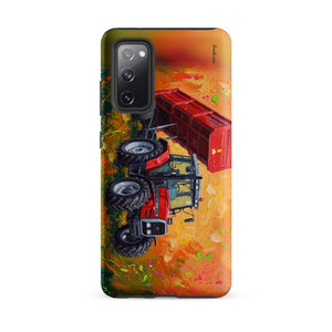 Furrow & Fields Tough case for Samsung® Matte / Samsung Galaxy S20 FE Massey Ferguson 6180 Splash Art | Tough case for Samsung® Quality Farmers Merch
