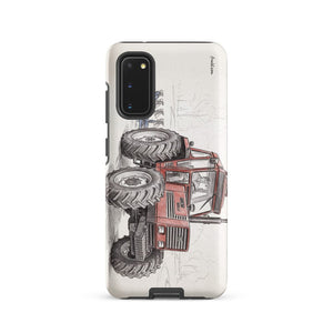 Furrow & Fields Tough case for Samsung® Matte / Samsung Galaxy S20 Fiat 1880 Pencil Sketch | Tough case for Samsung® Quality Farmers Merch