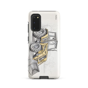 Furrow & Fields Tough case for Samsung® Matte / Samsung Galaxy S20 Massey Ferguson 50E Pencil Sketch | Tough case for Samsung® Quality Farmers Merch
