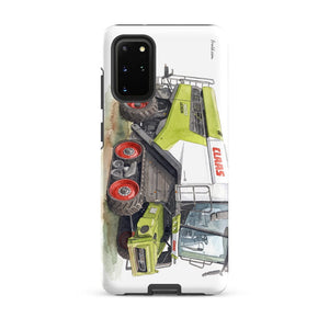 Furrow & Fields Tough case for Samsung® Matte / Samsung Galaxy S20 Plus CLAAS Lexion 8600 TerraTrac Watercolor | Tough case for Samsung® Quality Farmers Merch