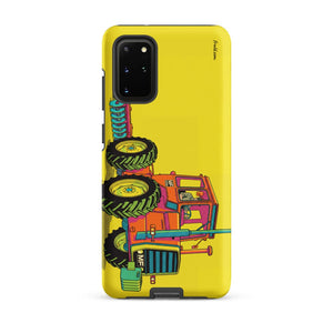 Furrow & Fields Tough case for Samsung® Matte / Samsung Galaxy S20 Plus Massey Ferguson 1200 Pop Art | Tough case for Samsung® Quality Farmers Merch