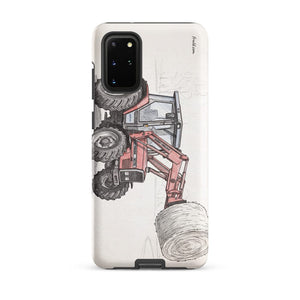 Furrow & Fields Tough case for Samsung® Matte / Samsung Galaxy S20 Plus Massey Ferguson 3070 Autotronic Pencil Sketch | Tough case for Samsung® Quality Farmers Merch