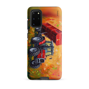 Furrow & Fields Tough case for Samsung® Matte / Samsung Galaxy S20 Plus Massey Ferguson 6180 Splash Art | Tough case for Samsung® Quality Farmers Merch