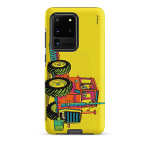 Furrow & Fields Tough case for Samsung® Matte / Samsung Galaxy S20 Ultra Massey Ferguson 1200 Pop Art | Tough case for Samsung® Quality Farmers Merch