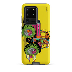 Furrow & Fields Tough case for Samsung® Matte / Samsung Galaxy S20 Ultra Massey Ferguson 375 Pop Art | Tough case for Samsung® Quality Farmers Merch