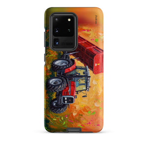 Furrow & Fields Tough case for Samsung® Matte / Samsung Galaxy S20 Ultra Massey Ferguson 6180 Splash Art | Tough case for Samsung® Quality Farmers Merch