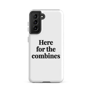 Furrow & Fields Tough case for Samsung® Matte / Samsung Galaxy S21 FE Here for the Combines | Tough case for Samsung® Quality Farmers Merch