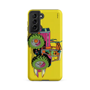 Furrow & Fields Tough case for Samsung® Matte / Samsung Galaxy S21 FE Massey Ferguson 375 Pop Art | Tough case for Samsung® Quality Farmers Merch