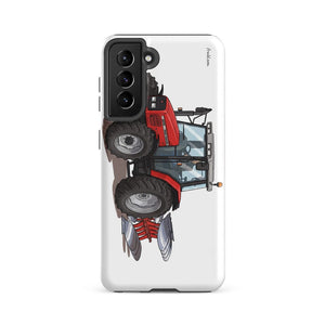Furrow & Fields Tough case for Samsung® Matte / Samsung Galaxy S21 FE Massey Ferguson 6255 | Tough case for Samsung® Quality Farmers Merch
