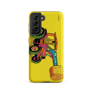 Furrow & Fields Tough case for Samsung® Matte / Samsung Galaxy S21 Massey Ferguson 3070 Autotronic Pop Art | Tough case for Samsung® Quality Farmers Merch
