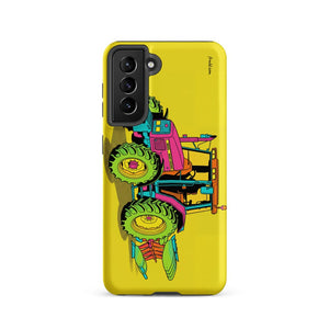 Furrow & Fields Tough case for Samsung® Matte / Samsung Galaxy S21 Massey Ferguson 6255 Pop Art | Tough case for Samsung® Quality Farmers Merch