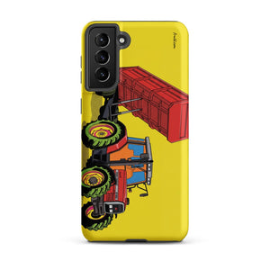 Furrow & Fields Tough case for Samsung® Matte / Samsung Galaxy S21 Plus Massey Ferguson 6180 Pop Art | Tough case for Samsung® Quality Farmers Merch