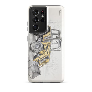 Furrow & Fields Tough case for Samsung® Matte / Samsung Galaxy S21 Ultra Massey Ferguson 50E Pencil Sketch | Tough case for Samsung® Quality Farmers Merch