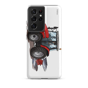 Furrow & Fields Tough case for Samsung® Matte / Samsung Galaxy S21 Ultra Massey Ferguson 6255 | Tough case for Samsung® Quality Farmers Merch