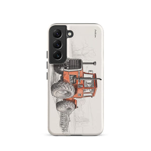 Furrow & Fields Tough case for Samsung® Matte / Samsung Galaxy S22 Massey Ferguson 1200 Pencil Sketch | Tough case for Samsung® Quality Farmers Merch