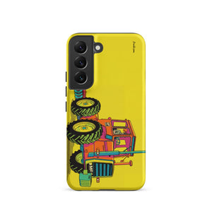 Furrow & Fields Tough case for Samsung® Matte / Samsung Galaxy S22 Massey Ferguson 1200 Pop Art | Tough case for Samsung® Quality Farmers Merch