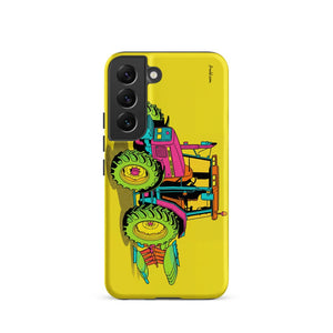 Furrow & Fields Tough case for Samsung® Matte / Samsung Galaxy S22 Massey Ferguson 6255 Pop Art | Tough case for Samsung® Quality Farmers Merch