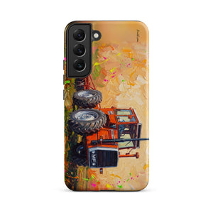 Furrow & Fields Tough case for Samsung® Matte / Samsung Galaxy S22 Plus Massey Ferguson 1200 Splash Art | Tough case for Samsung® Quality Farmers Merch