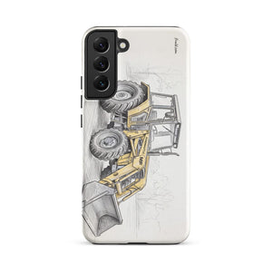 Furrow & Fields Tough case for Samsung® Matte / Samsung Galaxy S22 Plus Massey Ferguson 50E Pencil Sketch | Tough case for Samsung® Quality Farmers Merch