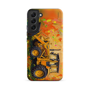Furrow & Fields Tough case for Samsung® Matte / Samsung Galaxy S22 Plus Massey Ferguson 50E Splash Art | Tough case for Samsung® Quality Farmers Merch