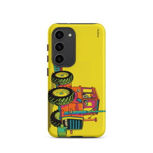 Furrow & Fields Tough case for Samsung® Matte / Samsung Galaxy S23 Massey Ferguson 1200 Pop Art | Tough case for Samsung® Quality Farmers Merch