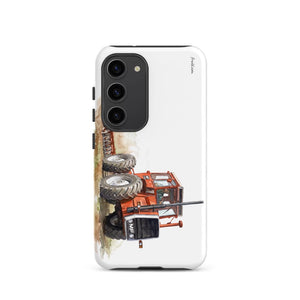 Furrow & Fields Tough case for Samsung® Matte / Samsung Galaxy S23 Massey Ferguson 1200 Watercolor | Tough case for Samsung® Quality Farmers Merch