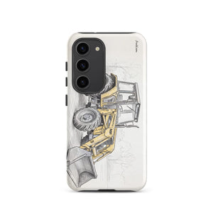 Furrow & Fields Tough case for Samsung® Matte / Samsung Galaxy S23 Massey Ferguson 50E Pencil Sketch | Tough case for Samsung® Quality Farmers Merch