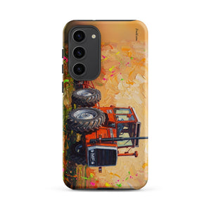 Furrow & Fields Tough case for Samsung® Matte / Samsung Galaxy S23 Plus Massey Ferguson 1200 Splash Art | Tough case for Samsung® Quality Farmers Merch