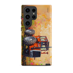 Furrow & Fields Tough case for Samsung® Matte / Samsung Galaxy S23 Ultra Massey Ferguson 1200 Splash Art | Tough case for Samsung® Quality Farmers Merch