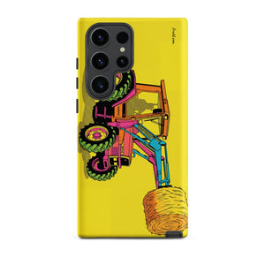 Furrow & Fields Tough case for Samsung® Matte / Samsung Galaxy S23 Ultra Massey Ferguson 3070 Autotronic Pop Art | Tough case for Samsung® Quality Farmers Merch