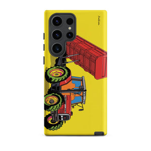 Furrow & Fields Tough case for Samsung® Matte / Samsung Galaxy S23 Ultra Massey Ferguson 6180 Pop Art | Tough case for Samsung® Quality Farmers Merch