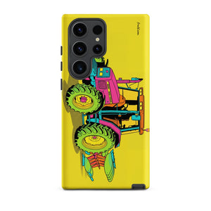 Furrow & Fields Tough case for Samsung® Matte / Samsung Galaxy S23 Ultra Massey Ferguson 6255 Pop Art | Tough case for Samsung® Quality Farmers Merch