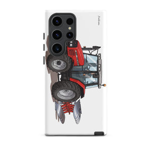 Furrow & Fields Tough case for Samsung® Matte / Samsung Galaxy S23 Ultra Massey Ferguson 6255 | Tough case for Samsung® Quality Farmers Merch