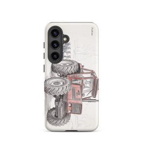 Furrow & Fields Tough case for Samsung® Matte / Samsung Galaxy S24 Fiat 1880 Pencil Sketch | Tough case for Samsung® Quality Farmers Merch