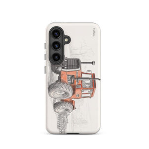 Furrow & Fields Tough case for Samsung® Matte / Samsung Galaxy S24 Massey Ferguson 1200 Pencil Sketch | Tough case for Samsung® Quality Farmers Merch
