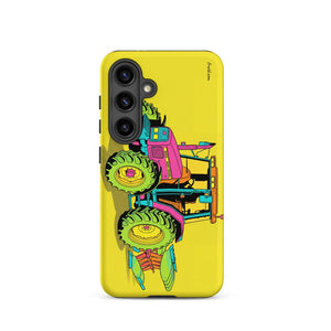 Furrow & Fields Tough case for Samsung® Matte / Samsung Galaxy S24 Massey Ferguson 6255 Pop Art | Tough case for Samsung® Quality Farmers Merch