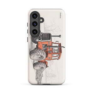 Furrow & Fields Tough case for Samsung® Matte / Samsung Galaxy S24 Plus Massey Ferguson 1200 Pencil Sketch | Tough case for Samsung® Quality Farmers Merch