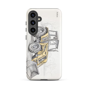Furrow & Fields Tough case for Samsung® Matte / Samsung Galaxy S24 Plus Massey Ferguson 50E Pencil Sketch | Tough case for Samsung® Quality Farmers Merch
