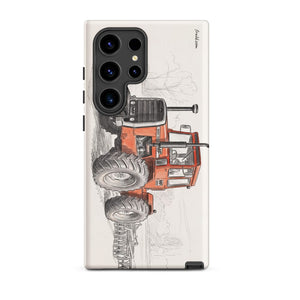 Furrow & Fields Tough case for Samsung® Matte / Samsung Galaxy S24 Ultra Massey Ferguson 1200 Pencil Sketch | Tough case for Samsung® Quality Farmers Merch