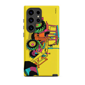 Furrow & Fields Tough case for Samsung® Matte / Samsung Galaxy S24 Ultra Massey Ferguson 50E Pop Art | Tough case for Samsung® Quality Farmers Merch