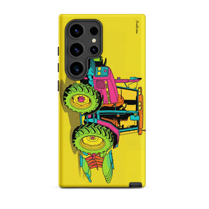 Furrow & Fields Tough case for Samsung® Matte / Samsung Galaxy S24 Ultra Massey Ferguson 6255 Pop Art | Tough case for Samsung® Quality Farmers Merch